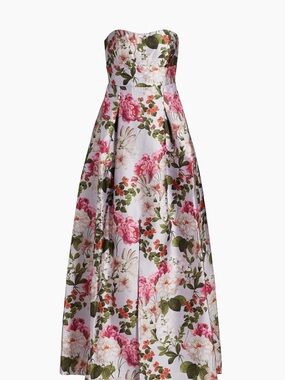 Sachin + Babi Strapless Giovanni Floral